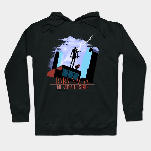 Animated John Text Hoodie by Zascanauta